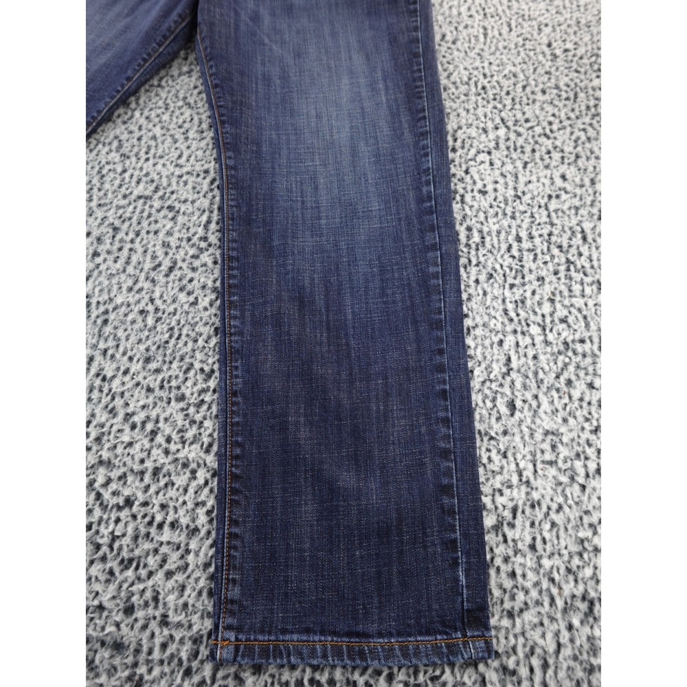 Lucky Brand 221 Jeans Mens 38x30 Straight Fit Dark Wash Stretch Denim‎ Jeans - Picture 4 of 15